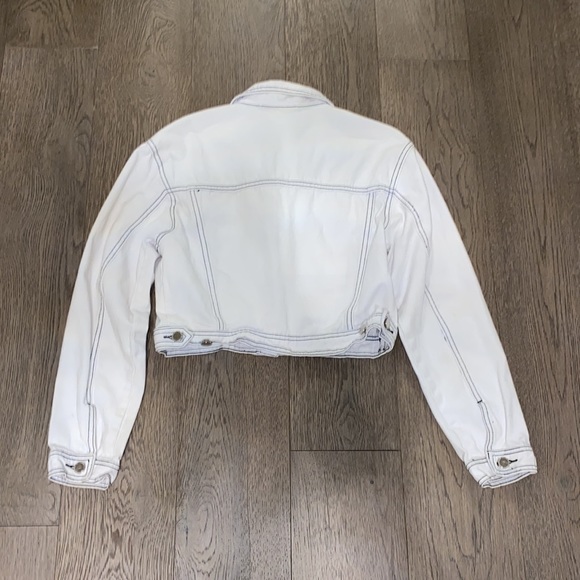 URBAN PLANET Jean Jacket. US S. White. - Picture 2 of 3